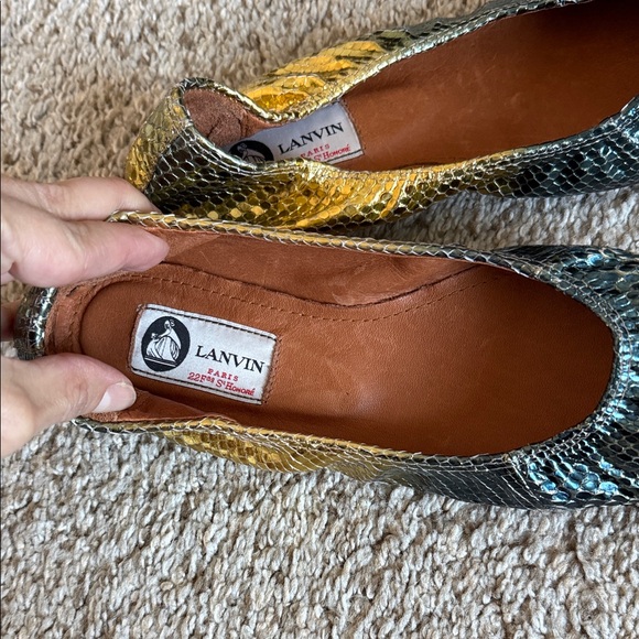 Lanvin Luxury Leather Ballet Flat Bundle Sz 37 eu - Picture 11 of 16